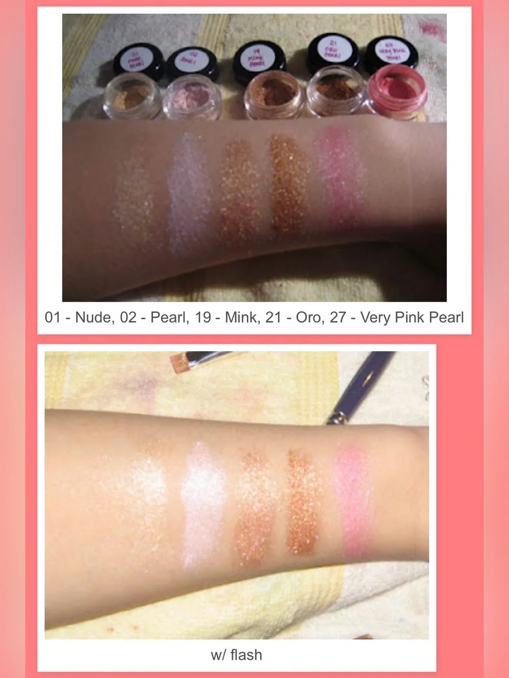 NWT NYX Ultra Pearl Mania Loose Powder Eye Shadow - Very Pink Pearl LP27